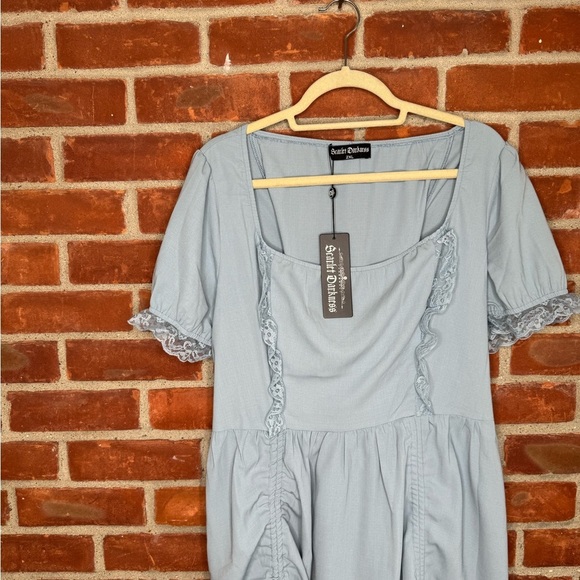 NWT Scarlet Darkness blue corset dress - Picture 6 of 6